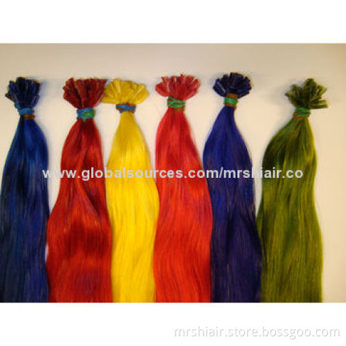 20-inch High-Luminance Color Silk Straight Malaysian U-Tip Hair